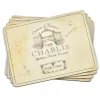 Marie Dumas Placemats Vin de France - Set of 4