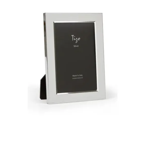 Marie Dumas Plain Beveled Silver 8x10 Frame