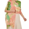 Marie Dumas Powder Delicate Tropical Candy Scarf