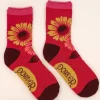 Marie Dumas Powder Design Fuchsia Flora Ankle Socks