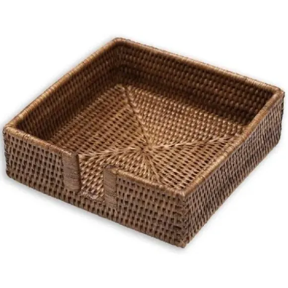 Marie Dumas Rattan Cocktail Napkin Holder
