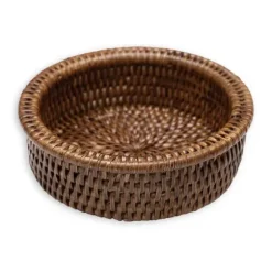 Marie Dumas Rattan Dark Natural Wine Holder