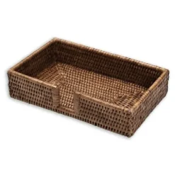 Marie Dumas Rattan Guest Napkin Holder