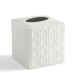 Marie Dumas Rattan Tissue Holder