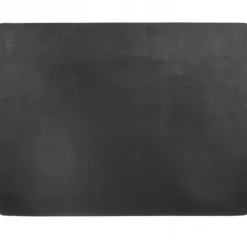 Marie Dumas Rectangular Leather Placemat - Black