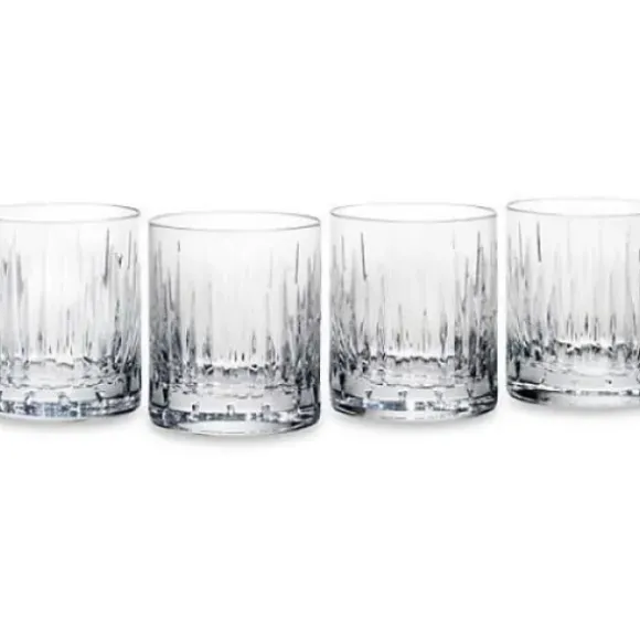 Marie Dumas Reed & Barton Soho Crystal DOF Glasses Set of 4