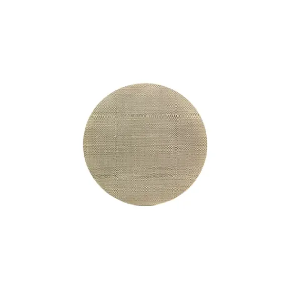 Marie Dumas Round Basketweave Linen Placemat
