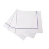 Marie Dumas Royal Blue 25 Piece Hemstitch Cocktail Napkins
