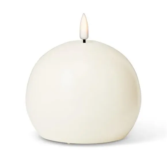 Marie Dumas Sand Flameless LED 4" Ball Candle
