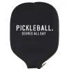 Marie Dumas Served All Day Pickleball Paddle Cover