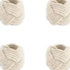Marie Dumas Set of 4 Jute Napkin Rings