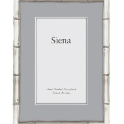 Marie Dumas Siena Bamboo Silver 5x7 Frame