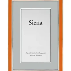 Marie Dumas Siena Enamel Orange 4x6 Frame