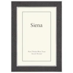 Marie Dumas Siena Shagreen Black 8x10 Frame