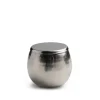 Marie Dumas Silver Brass Cotton Jar