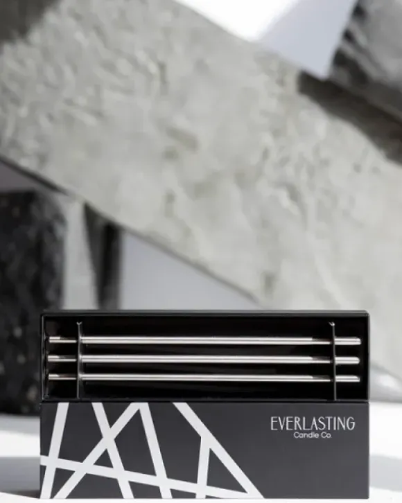 Marie Dumas Silver Everlasting Candles