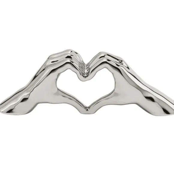 Marie Dumas Silver Love Hand Gesture