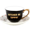 Marie Dumas Sippin' Tea Cup and Saucer