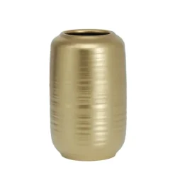 Marie Dumas Small Adina Matte Gold Vase