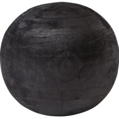Marie Dumas Small Black Wood Sphere