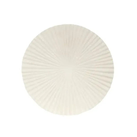 Marie Dumas Small Circular White Wall Art Piece