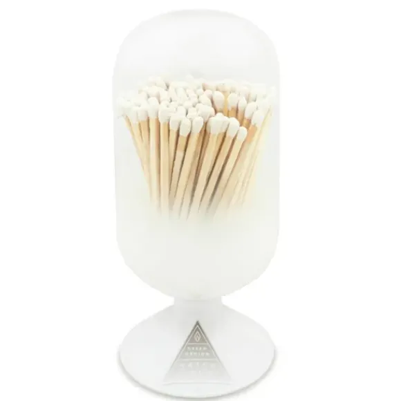 Marie Dumas Small Cloud Match Cloche with White Matches