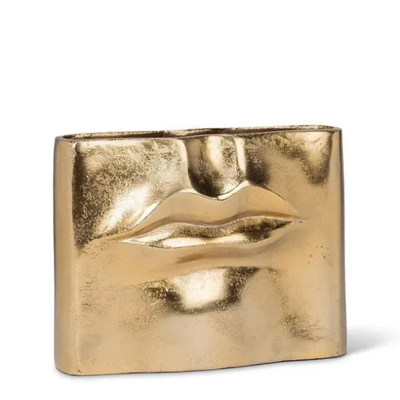 Marie Dumas Small Gold Lips Vase