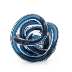 Marie Dumas Small Indigo Glass Knot Ball