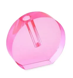 Marie Dumas Small Pink Crystal Bud Vase