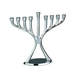 Marie Dumas Small Silver Modern Menorah