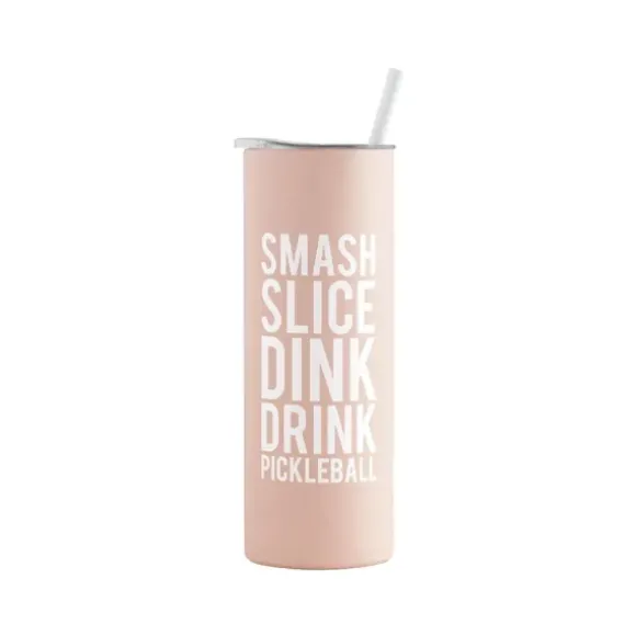 Marie Dumas Smash Slice Pickleball Skinny Tumbler