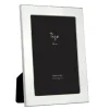 Marie Dumas Smooth Silver Frame with Fold 5x7
