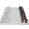 Marie Dumas Something Neon Chess Set - Clear & Brown