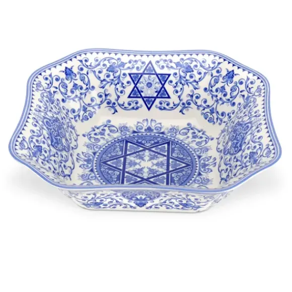 Marie Dumas Spode Blue Italian Square Salad Bowl