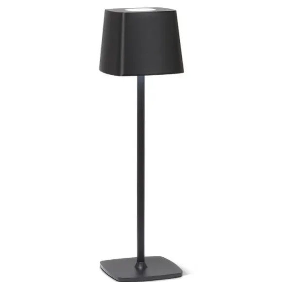 Marie Dumas Square Shade LED Black Table Light