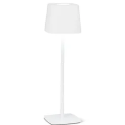 Marie Dumas Square Shade LED White Table Light