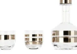 Marie Dumas Tom Dixon Twenty Tank Whiskey Decanter Set