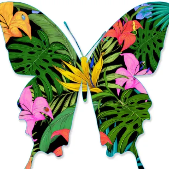 Marie Dumas Tropical Butterfly Wall Art