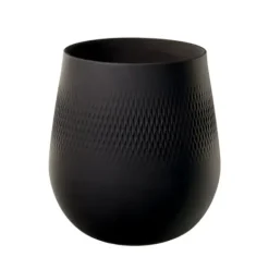 Marie Dumas Villeroy & Boch Black Carré Collier Vase - Small