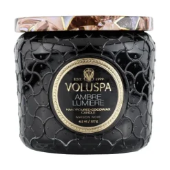 Marie Dumas Voluspa Ambre Lumiere Petite Jar Candle