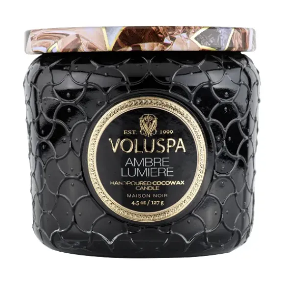Marie Dumas Voluspa Ambre Lumiere Petite Jar Candle