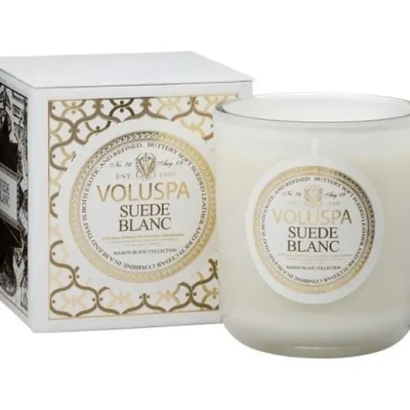 Marie Dumas Voluspa Classic Maison Candle - Suede Blanc