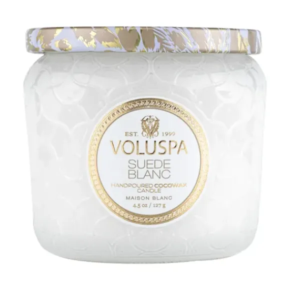 Marie Dumas Voluspa Suede Blanc Petit Jar Candle