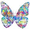 Marie Dumas Wall Art - Large White Butterfly