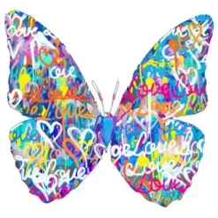 Marie Dumas Wall Art - Small White Butterfly