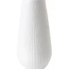 Marie Dumas Wedgewood White Folia Tall Vase