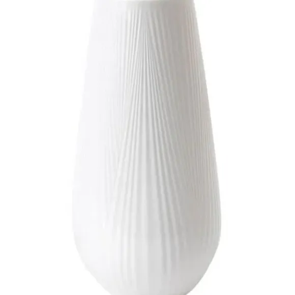 Marie Dumas Wedgewood White Folia Tall Vase