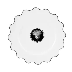 Marie Dumas White Herbariae Dinner Plate