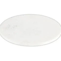 Marie Dumas White Marble Lazy Susan