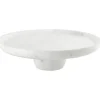 Marie Dumas White Marble Pedestal Tray
